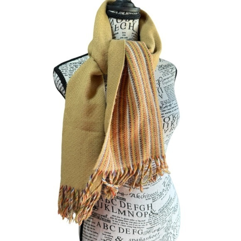 Outbrook Fringed Unisex stripe Scarf‎ Germany EUC